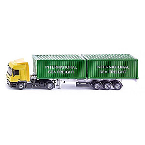 SIKU 3921 Semi-trailer and container truck