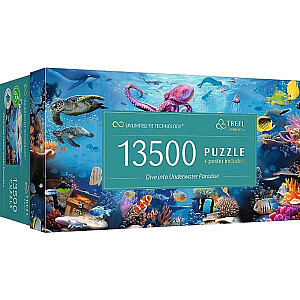 Puzzle Prime 13500 el Dive into Underwater Paradise 81027 TREFL