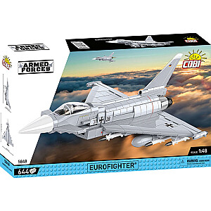 COBI 5848 daudzfunkciju iznīcinātāja bruņoto spēku EUROFIGHTER 644 spilventiņi