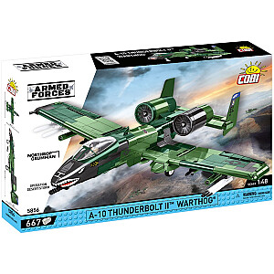 COBI 5856 militārā ASV armijas A-10 THUNDERBOLT II WARTHOG 667 Attack lidmašīna