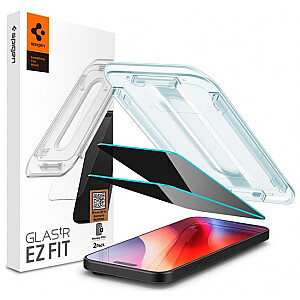 Spigen GLAS.TR ”EZ FIT” 2-pak do Apple iPhone 16 Pro Max Privacy