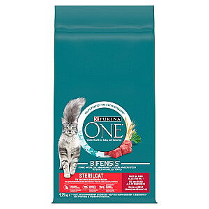 PURINA One Sterilcat Wołowina - sausā barība kaķiem - 9,75 kg