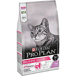 Purina PRO PLAN DELICATE сухой корм для взрослых кошек 400 г Турция