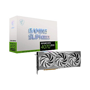 Karta graficzna MSI GeForce RTX 4070 SUPER 12GB GAMING SLIM WHITE