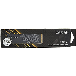 Твердотельный накопитель Apacer ZADAK TWSG3 256 ГБ M.2 PCIe NVMe Gen3x4 2280 (3200/1400 МБ/с) 3D NAND