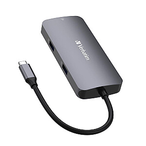 Многопортовый концентратор USB-C PRO Verbatim с 5 портами для розничной продажи