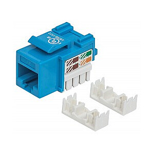 Intellinet 210546 Moduł Keystone RJ45 UTP Cat5e, Punch-Down, niebieski