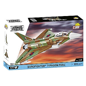 COBI 5843 Bruņoto spēku Eurofighter Typhoon FGR4 577 spilventiņi