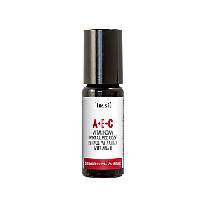 IOSSI A+E+C vitaminų kokteilis akims su retinoliu, vitaminais E ir C 10ml