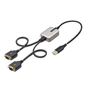 2-PORT USB SERIAL ADAPTER/TO DUAL DB9 RS232 ADAPTER