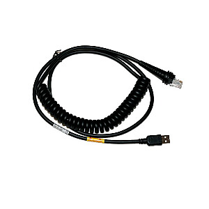 Cable: USB, black, Type A, 3m (9.8 ´), coiled, 5V host power