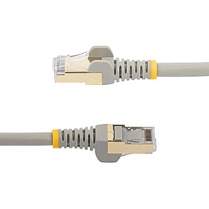 10-метровый кабель Ethernet CAT6A, серый/серый - экранированный медный провод