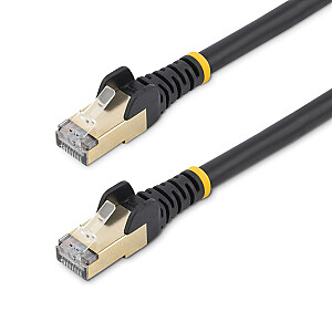 7.5 M CAT6A CABLE BLACK/SNAGLESS - SHIELDED COPPER WIRE