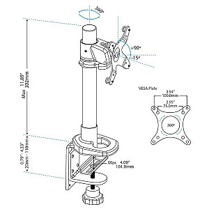 ADJUSTABLE MONITOR ARM/.