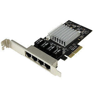 4-PORT GIGABIT NIC - PCIE/CARD W/ INTEL I350-AM4 PCIE CHIP