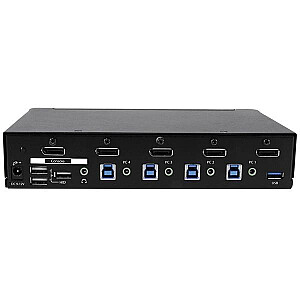 4-PORT DP KVM SWITCH - 4K/IN