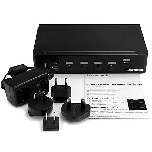 4-PORT DP KVM SWITCH - 4K/IN