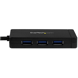 3-контактный USB 3.0-концентратор - USB-C + GBE/HOST-разъем - USB-концентратор TYPE-C