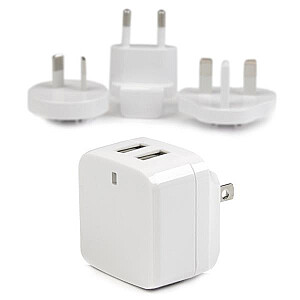 2X USB WALL CHARGER 17W / 3.4A/.