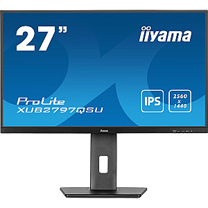 IIYAMA 68,5 см (27") XUB2797QSU-B1 16:9 HDMI+DP+2xUSB IPS розничная торговля