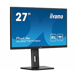 IIYAMA 68.5cm (27")   XUB2797QSU-B1 16:9  HDMI+DP+2xUSB IPS retail