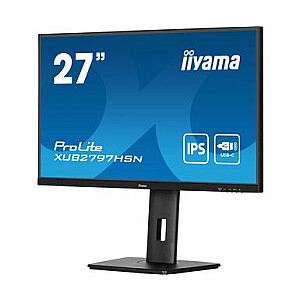 IIYAMA 68.5cm (27")   XUB2797QSU-B1 16:9  HDMI+DP+2xUSB IPS retail