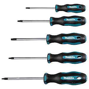 НАБОР ОТВЕРТОК MAKITA 5 шт. TORX (T10, T15, T20, T25, T30)