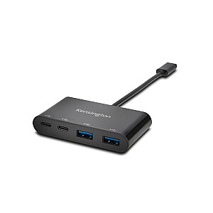 Kensington CH1000 USB-C 4 portu centrmezgls, USB centrmezgls