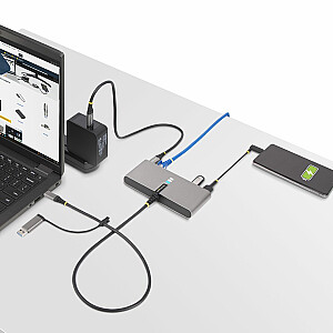 USB-C/USB-A HUB - GBE - RS232/A HUB GB ETHERNET RS232 SERIAL