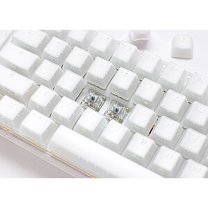 Игровая мини-клавиатура Ducky One 3 Aura White, RGB LED — MX-Speed-Silver (США)