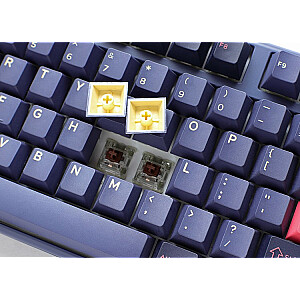 Ducky One 3 Cosmic Blue Gaming Keyboard, RGB LED - MX-Red