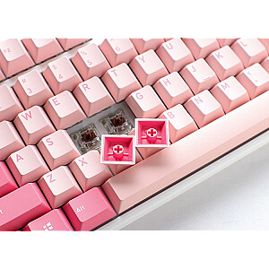 Игровая клавиатура Ducky One 3 Gossamer TKL Pink — MX-Brown