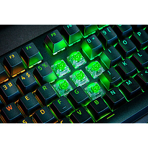 Игровая клавиатура Razer BlackWidow V4 Pro, желтый переключатель, USB, раскладка DE