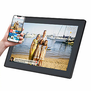 Denver photo frame with FRAMEO FHD 15.6" 16GB black