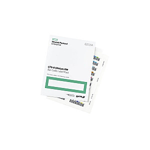 Этикетки со штрих-кодом Hewlett Packard Enterprise LTO-8 Ultrium RW, 100 шт.