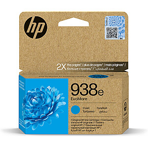 HP 938E EVOMORE CYAN/ORIGINAL INK CARTRIDGE