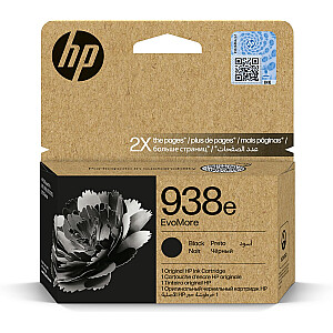 HP 938E EVOMORE BLACK/ORIGINAL INK CARTRIDGE