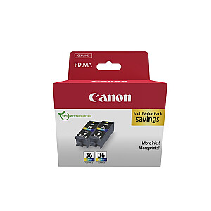 CANON CLI-36 Ink Cartridge Twin Pack