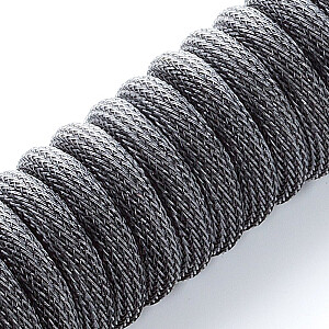 CableMod Classic Coiled Keyboard Cable USB-C to USB Type A, Carbon Grey - 150cm