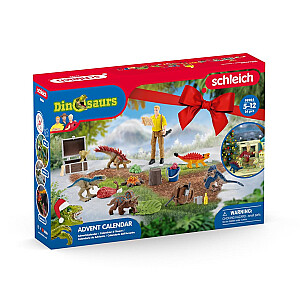 Адвент-календарь schleich Dinosaurs 2023, Коробка, Отдельно стоящий, Многоцветный