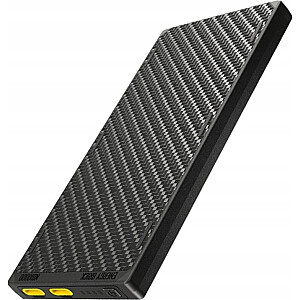 Nitecore NB10000 Carbon Gen3 Powerbank 10000 mAh melns