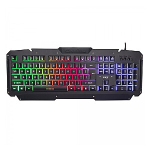 Elite C330 LED aizmugurgaismota spēļu tastatūra