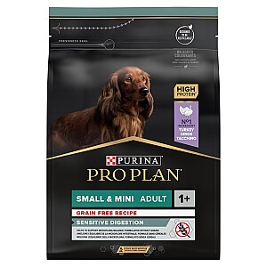 Purina Pro Plan OptiDigest GRAIN FREE Small&amp;Mini Indyk 2,5 кг