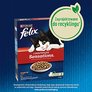 Purina FELIX Countryside Sensations Говядина 1кг