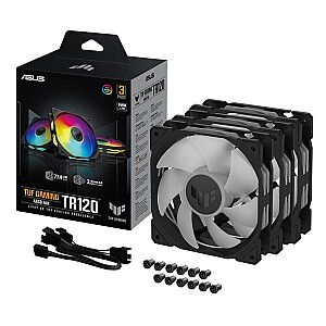 ASUS TUF GAMING TR120 ARGB 3IN1 Black Computer case Air cooler 12 cm