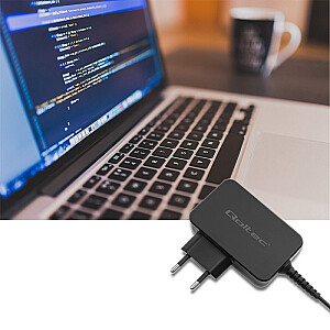 Qoltec 52414 Universal power adapter 65W | +10 plugins