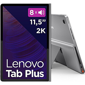 Lenovo Tab Plus planšetdators 11,5 collu 128 GB pelēks (ZADX0080PL)