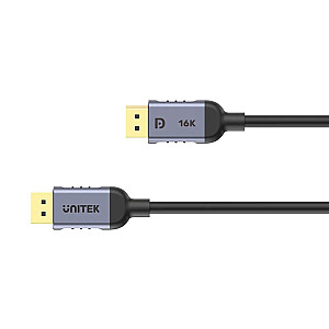 UNITEK C1626GY01-1M DisplayPort 2.1 melns