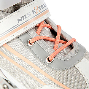 NILS EXTREME NH18190 2IN1 INLINE SKATES WHITE/PINK SIZE. S (29-33) WITH INTERCHANGEABLE HOCKEY SKATES