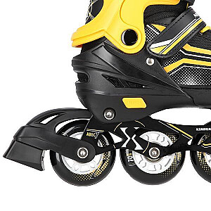 NILS EXTREME NH18190 2IN1 SKATES BLACK/ORANGE SIZE. L (39-43) WITH INTERCHANGEABLE HOCKEY SKATES